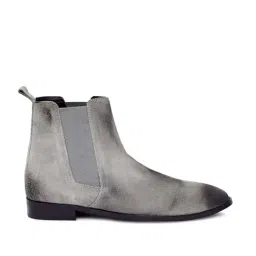 Griffin Men's Grey Chelsea Boots-image-76