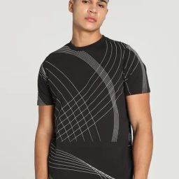 Puma MAPF1 Black Cotton Regular Fit Printed Sports T-Shirt-image-16