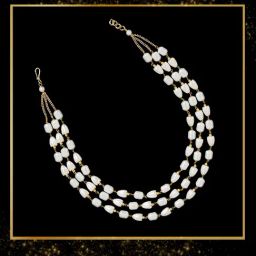 Zaveri Pearls White Alloy Necklaces for Women-image-40