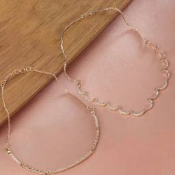 Zaveri Pearls Rose Brass Necklaces for Women-image-96