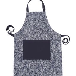 Maspar Blue Cotton Printed Geometric Regular Apron-picture-32