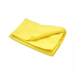 Unispun 60x40 cm 330 GSM Yellow Microfiber Cloth Pack of 24 Pcs-image-125
