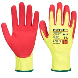 Portwest Vis-Tex HR Nitrile Cut Resistant Gloves Yellow and Red Color, XXXL Size, A626Y5RXXXL (Pack of 1 Pair)-image-84
