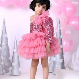Foreverkidz Floral Net Fit & Flare Dress-image-28