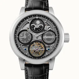 Ingersoll Men Dial & Leather Straps Analogue Automatic Watch I16001-58