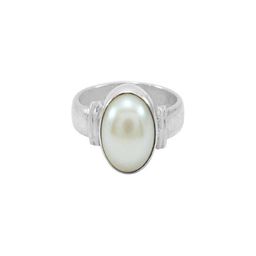 GenZcomplex Silver-Plated Brass Pearls Finger Ring-image-65