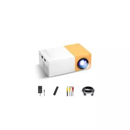 IBS UC-500 3500lm Yellow Mini Home Theater LED Portable Projector with Remote Controller-11