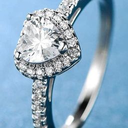 DressBerry Silver Plated Stone Studded Ring-image-93
