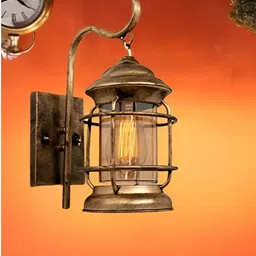 KINIS Gold-Toned Metal Quirky Cylinder Shaped Wall Lamp-image-85