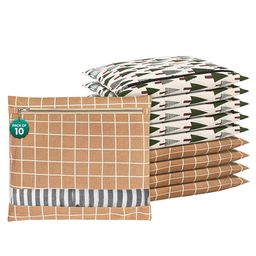 Kuber Industries Brown Set of 6 Regular Drawer Organiser Organisers-16