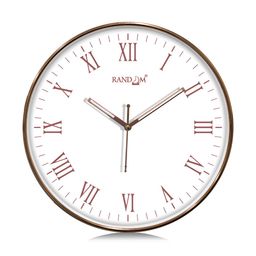 RANDOM Brown & White Contemporary Wall Clock-picture-39