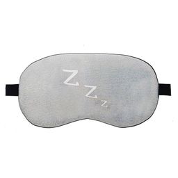 Jenna ZZZ Printed Sleeping Eye Mask -  Silver-image-9