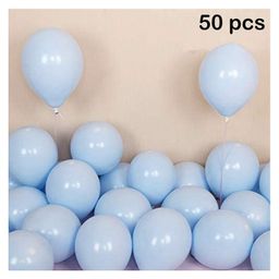 Balloon Junction Pastel Powder Blue Balloons Pack of 50- Light Blue-image-51