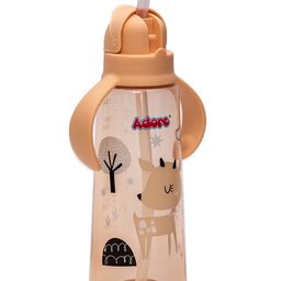 Adore Bling! The India's First Ever Long Narrow Neck Straw Sipper with Twin Handle 270ml-0