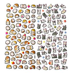 Bunie 3D Cute Animal Theme Puffy Stickers Set  Pack of 2 Sheets Multicolor-20