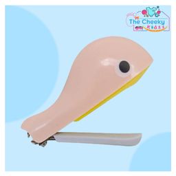The Cheeky Kidzz Baby Cute Animal Cartoon Design Safety Nail Cutter Clipper Pedicure Manicure Care for Babies Kids BPA Free (PINK)-15