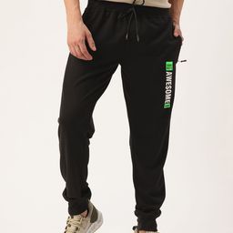 Sports52 wear Men Slim Fit Typography Printed Joggers-image-55