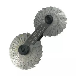 Assorts BSW & Metric Thread Guage Stainless Steel Flat Head 55� & 60� Angle 51 Blades-picture-49
