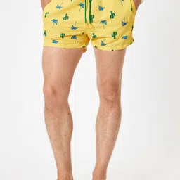 Koton Printed Mid Rise Shorts-image-75