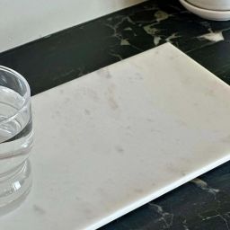 Mason Home Auric White Marble Flat Tray image 4