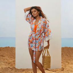 CMGE Multicolor Printed Kimono-27