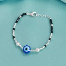 Zavya 925 Silver Adorable Evil Eye Bracelet for Kids-image-92