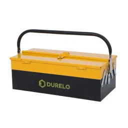 DURELO D33-17-3 Metal Tool Box (Yellow/Black)-11