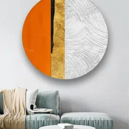 The Art House Abstract Multicolor Canvas Painting-image-57