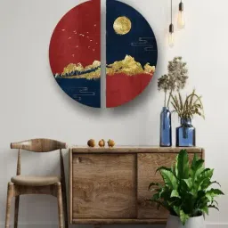The Art House Abstract Multicolor Canvas Painting-image-53