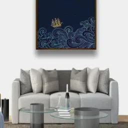 The Art House Abstract Multicolor Canvas Painting-10