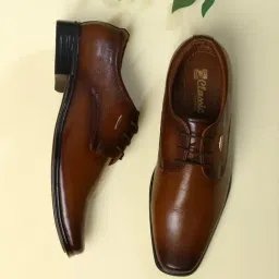 Red Chief Men's Tan Derby Shoes-image-91