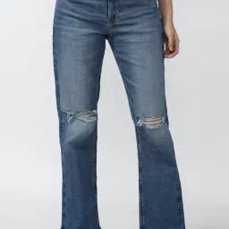 American Eagle Outfitters Blue Cotton Mid Rise Jeans-picture-43