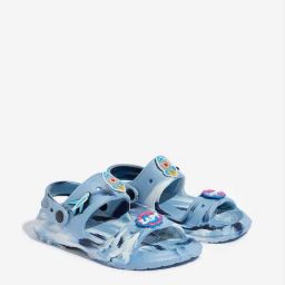 Yellow by Westside Blue Applique-Detailed Slingback Sandals-picture-33