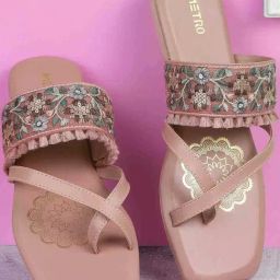 Metro Women's Peach Toe Ring Sandals-image-85