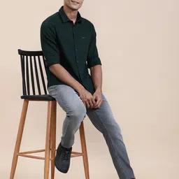 Crocodile Men Opaque Casual Shirt-picture-37