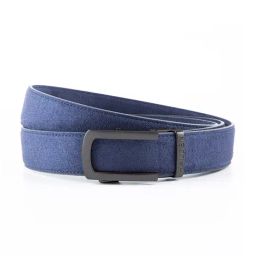 Halden Blue  Formal Belt With Classic Black Matt Buckle-image-14