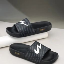 Campus Men's Black Slides-image-70