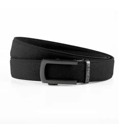 Halden Black  Formal Belt With Classic Black Glossy Buckle-image-14