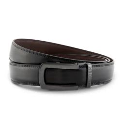 Halden Black Burley Formal Belt With Classic Black Matt Buckle-image-43