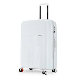Nasher Miles Krabi White 8 Wheels Large Hard Cabin Trolley Bag-22