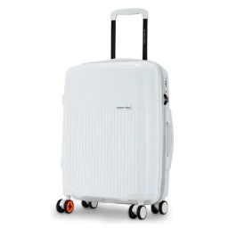 Nasher Miles Krabi White 8 Wheels Small Hard Cabin Trolley Bag-29