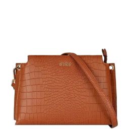 Eske Tan Animal Effect Medium Shoulder Handbag-picture-10
