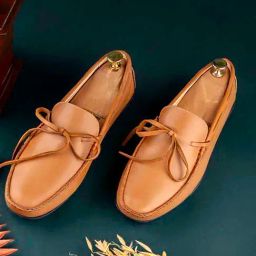 Griffin Men's Tan Boat Shoes-image-69