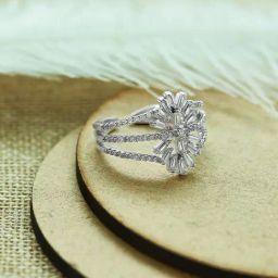 Silberry 92.5 Sterling Silver Ice Palace Ring-image-63