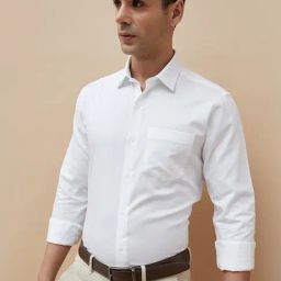 Code By Lifestyle White Regular Fit Shirt-picture-9