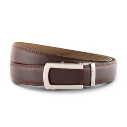 Halden Brown Burley Formal Belt With Classic Pearl Buckle-image-54