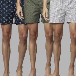 Urban Scottish Multicolored Regular Fit Printed Boxers - Pack Of 3-picture-25