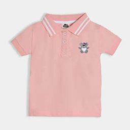 MiArcus Kids Pink Regular Fit Polo T-Shirt-picture-9