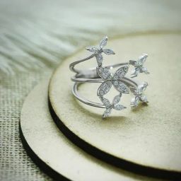 Silberry 92.5 Sterling Silver Petal Heaven Ring-image-70