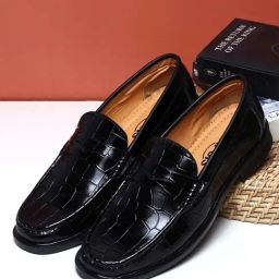 Apsis Men's Black Casual Loafers-image-12